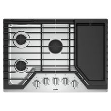 Cubierta Whirlpool a gas 36" - Acero inoxidable