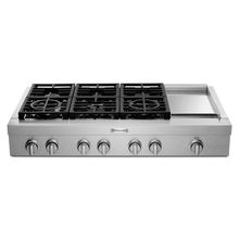 Parrilla  Profesional KitchenAid de Gas 48'' con plancha eléctrica - KCGC558JSS