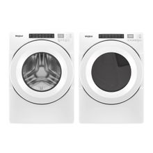 Combo Whirlpool Lavadora Carga Frontal 18 Kg y Secadora gas 18 Kg - 7MWFW560CHW-7MWGD5622HW
