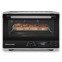 Horno KitchenAid Digital de Mesa con Freidora de Aire Negro Matte 21 Lt